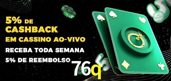 Promoções do cassino ao Vivo 76q
